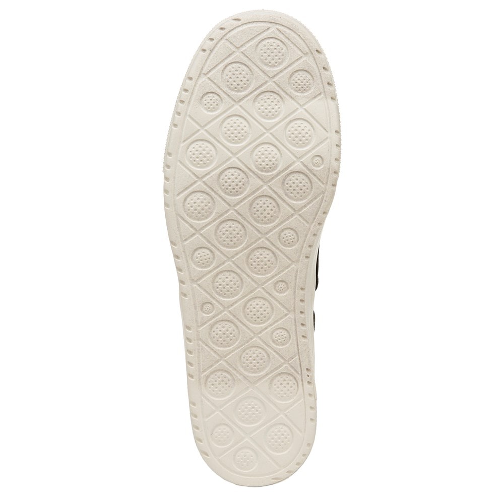 Blowfish Women\'s Super Smile Slip On Sneaker - Black Faux Leather/Faux Suede