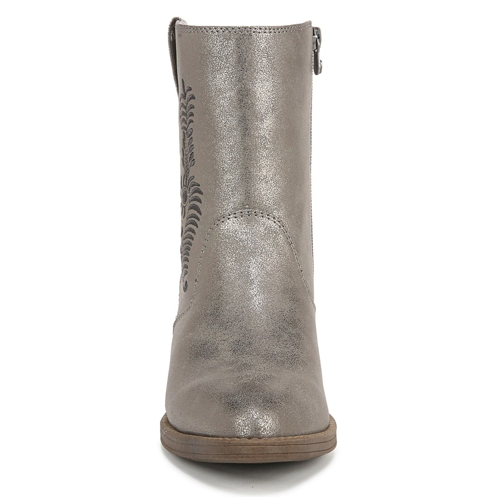 Blowfish Women\'s Rebel 2 Western Bootie - Pewter Metallic