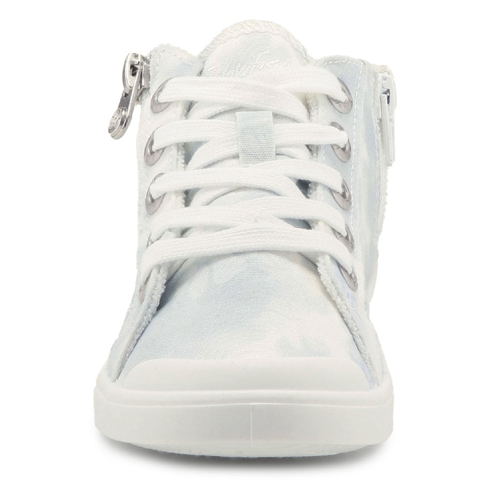 Blowfish Kids\' Valetta Canvas High Top Sneaker Little/Big Kid - Blue/White