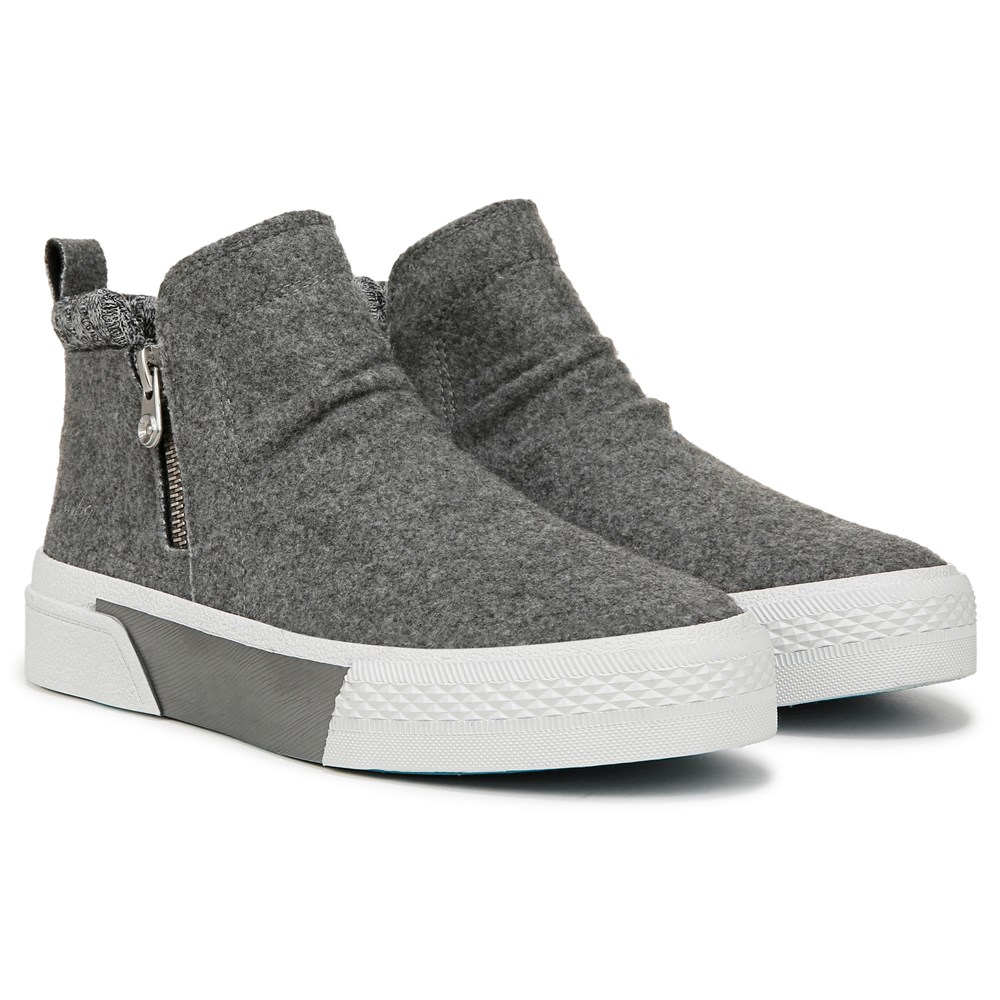 Blowfish Women's Walkabout Sneaker Boot - Grey Flannel/Faux Leather