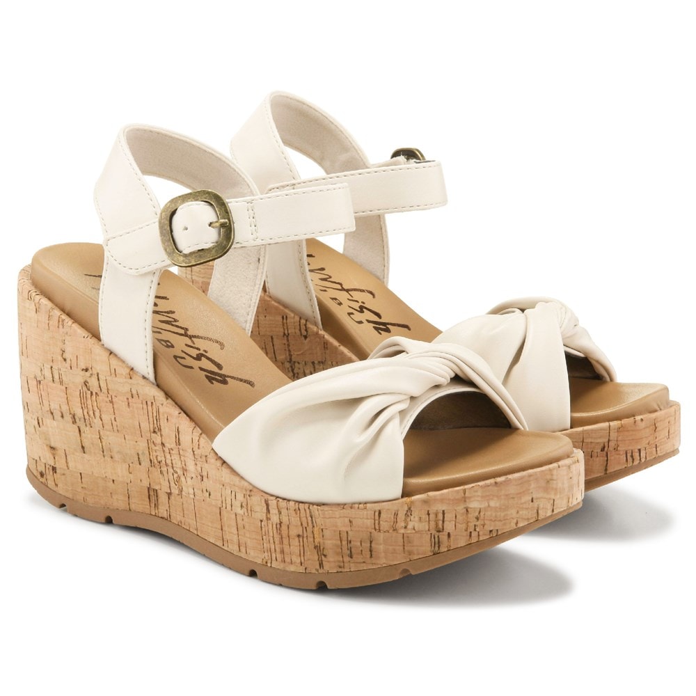 Blowfish Women's Brasha Wedge Sandal - Bone