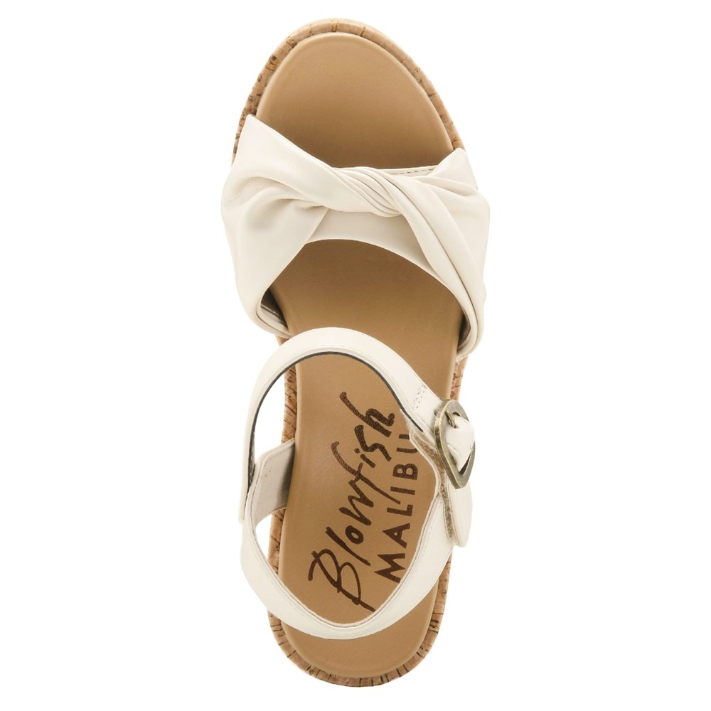 Blowfish Women\'s Brasha Wedge Sandal - Bone