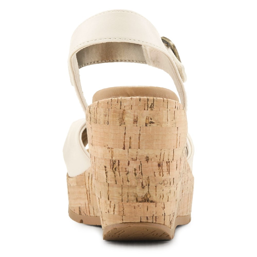 Blowfish Women\'s Brasha Wedge Sandal - Bone