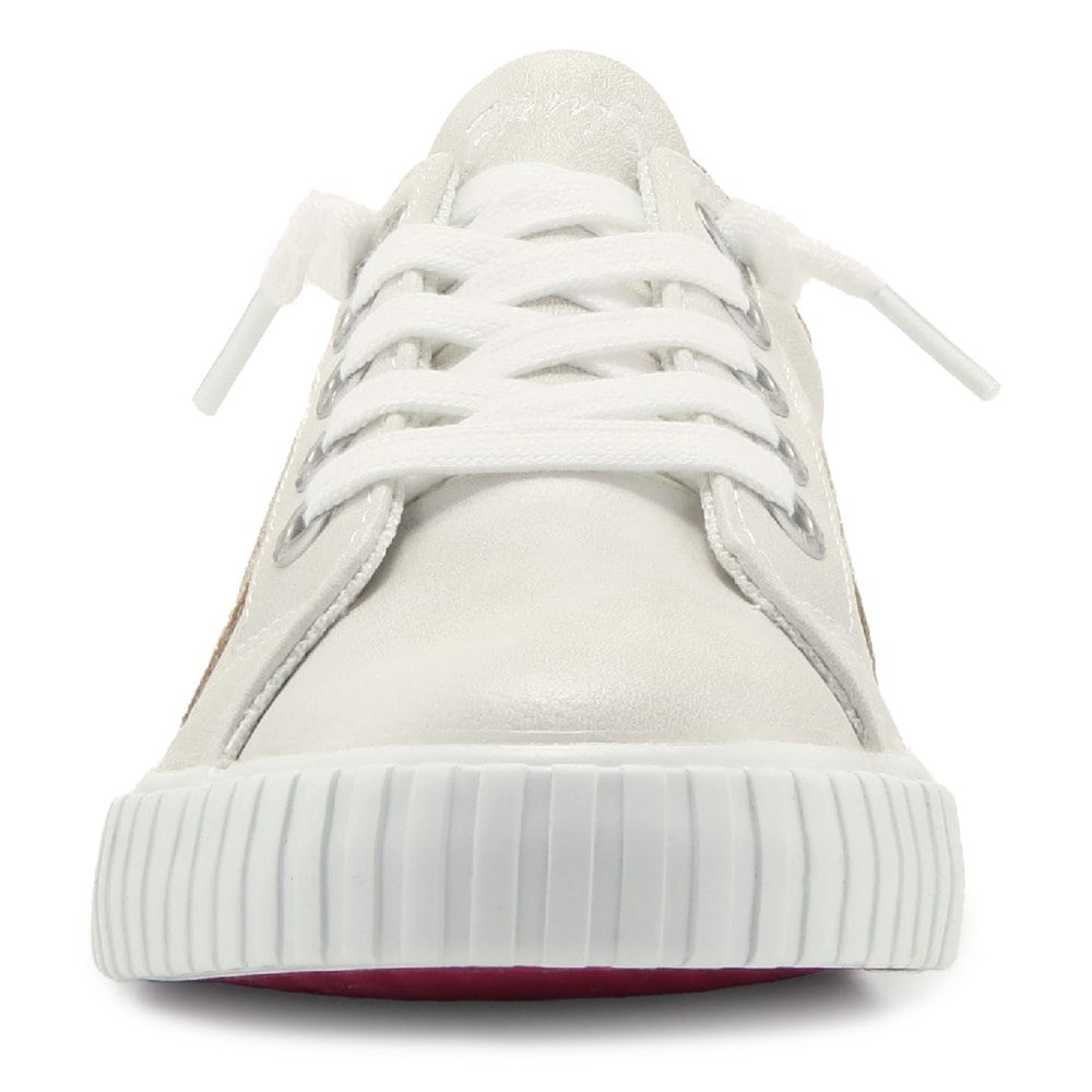 Blowfish Kids\' Wave Sneaker Little/Big Kid - Off White/Metallic