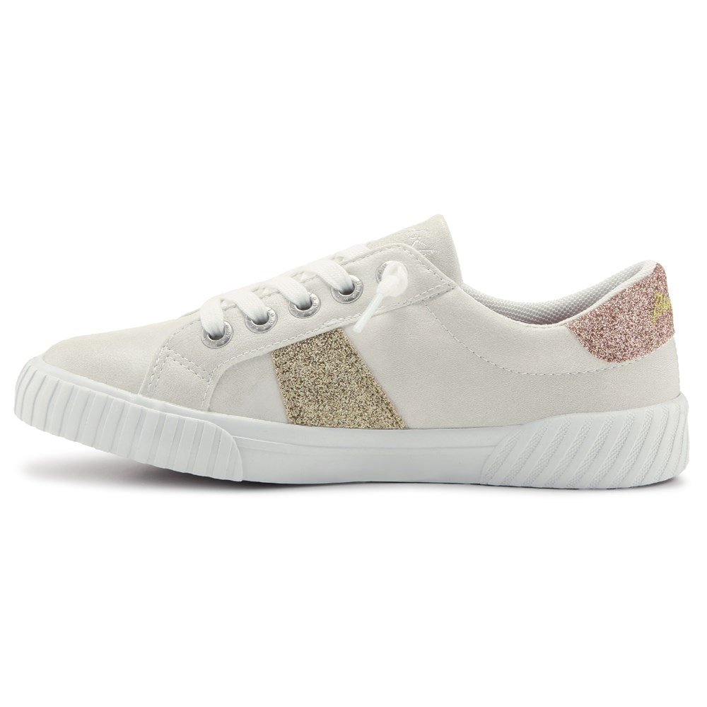 Blowfish Kids\' Wave Sneaker Little/Big Kid - Off White/Metallic