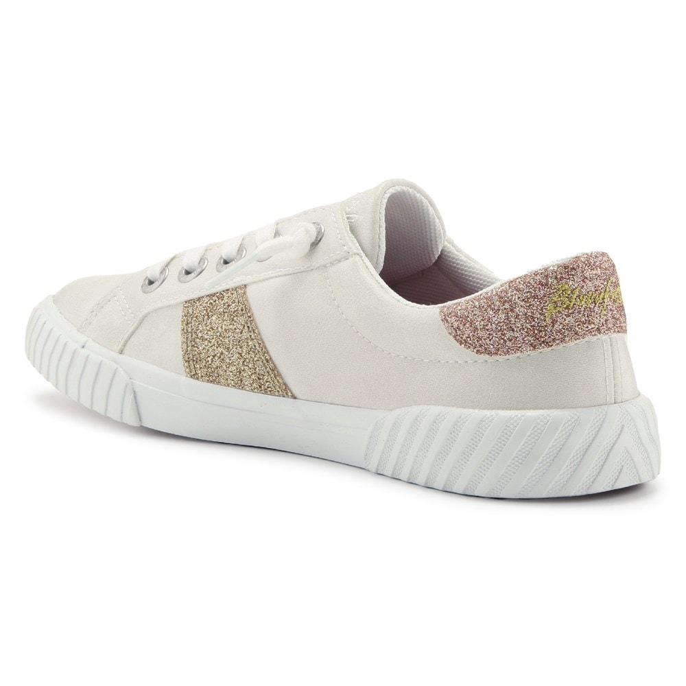 Blowfish Kids\' Wave Sneaker Little/Big Kid - Off White/Metallic