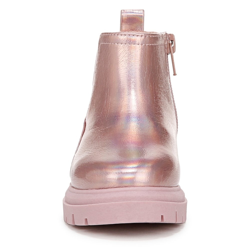 Blowfish Kids\' Carousel-B-T Chelsea Lug Sole Bootie Toddler - Ether Pink Faux Leather