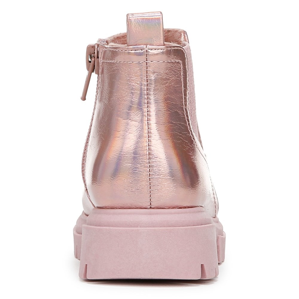 Blowfish Kids\' Carousel-B-T Chelsea Lug Sole Bootie Toddler - Ether Pink Faux Leather