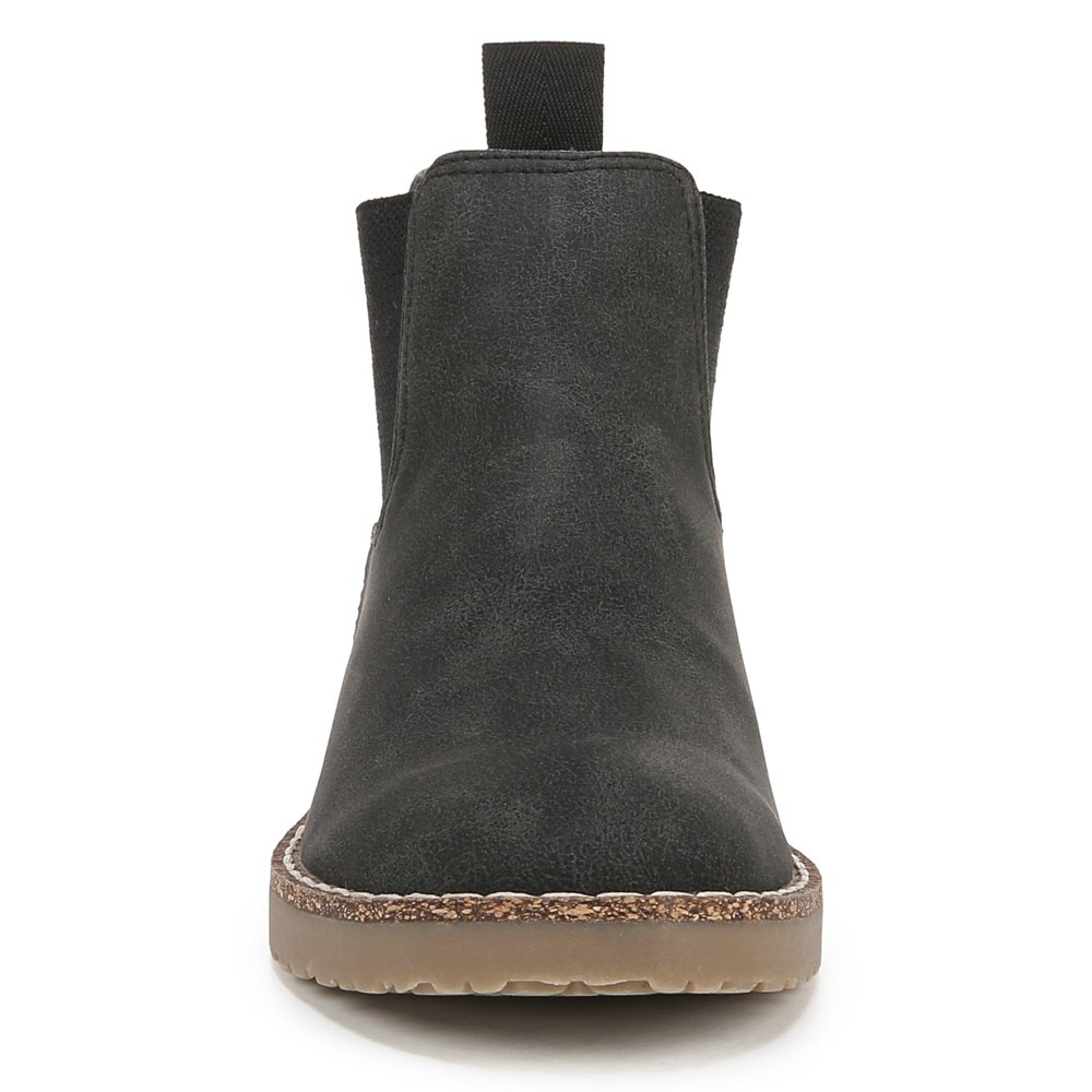 Blowfish Women\'s Chillin Chelsea Ankle Bootie - Black Faux Leather