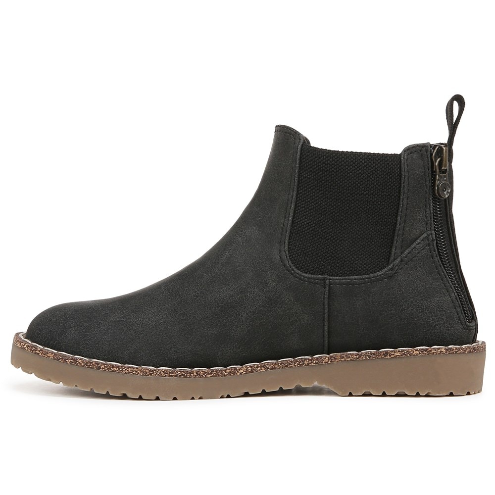 Blowfish Women\'s Chillin Chelsea Ankle Bootie - Black Faux Leather