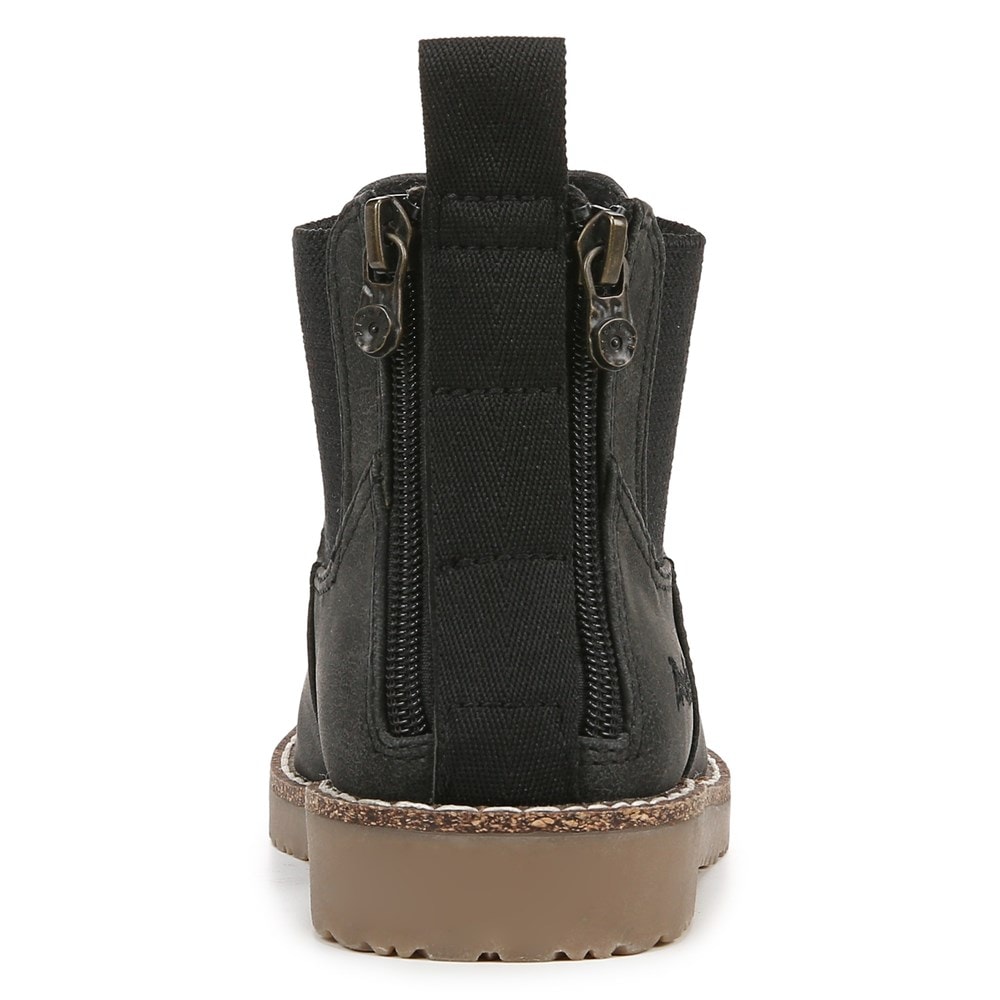 Blowfish Women\'s Chillin Chelsea Ankle Bootie - Black Faux Leather