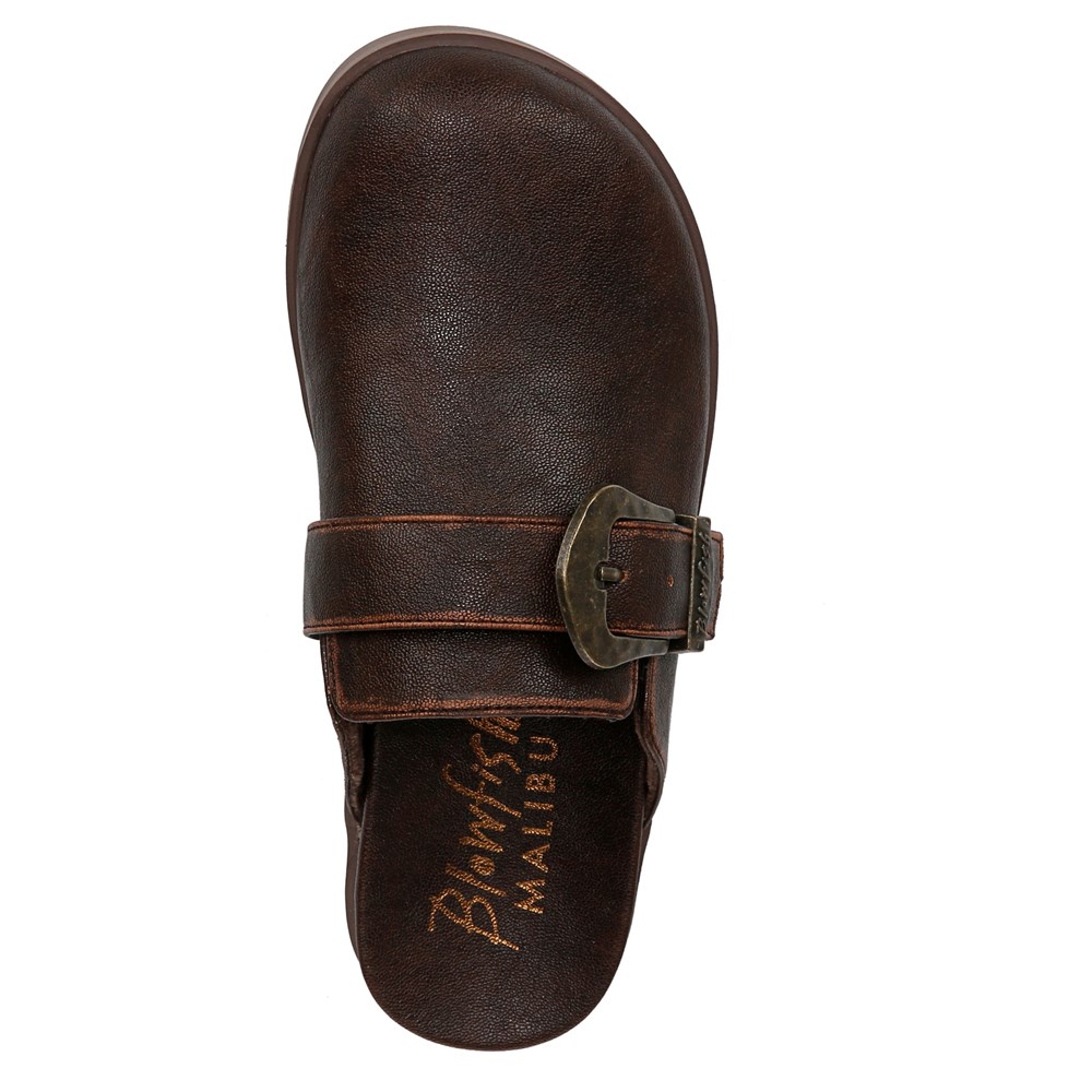 Blowfish Women\'s Sienna Slip On Mule - Dark Brown