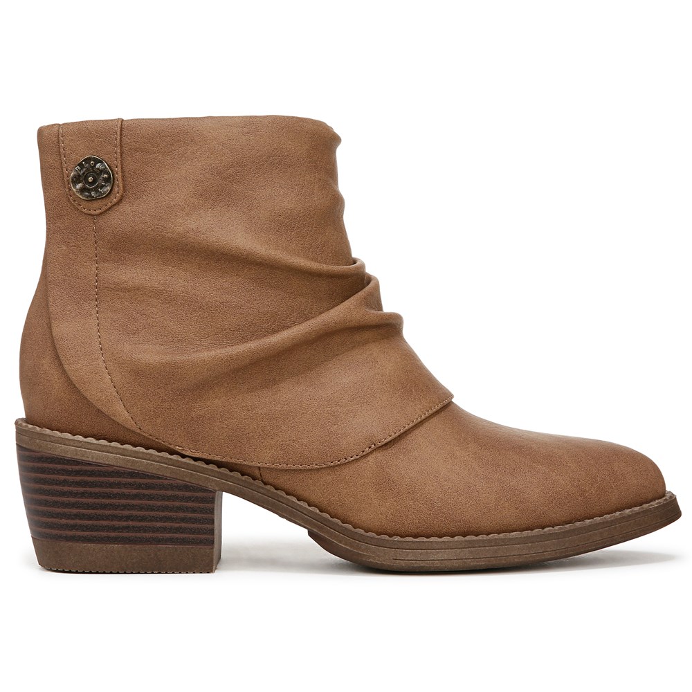 Blowfish Women\'s Riley Cuffed Western Bootie - Tan