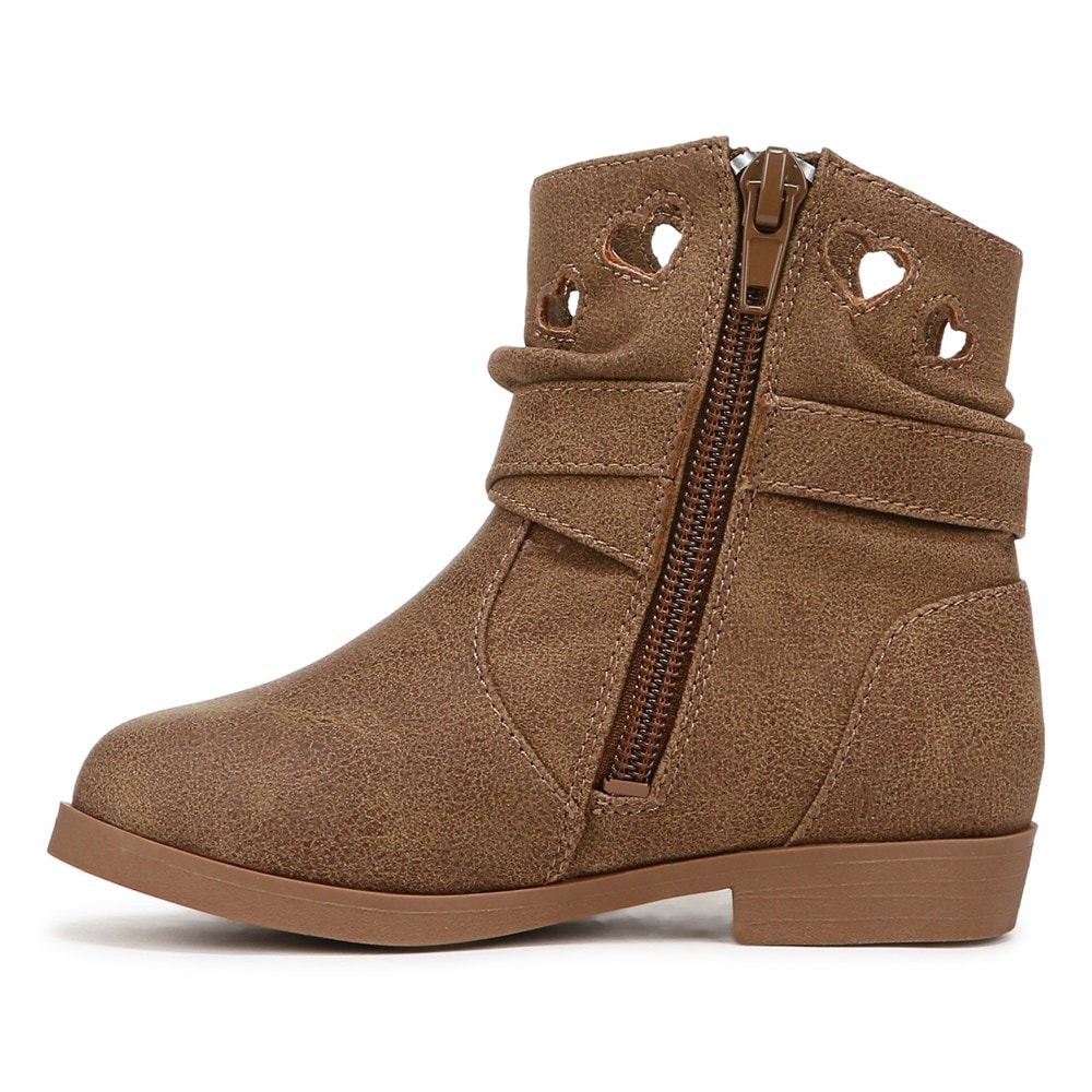 Blowfish Kids\' Sabine-T Western Boot Toddler - Brown Faux Leather