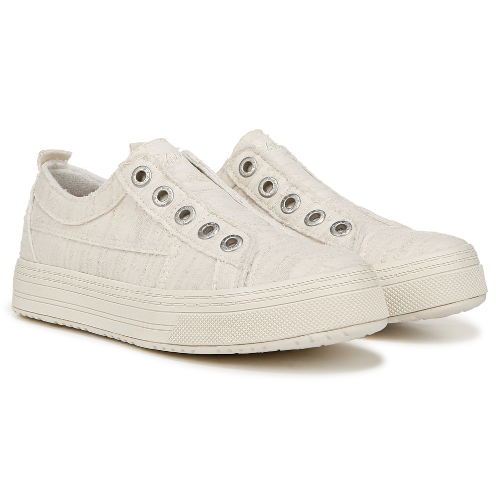 Blowfish Women's Super Play Slip On Sneaker - Sand Dollar Linen