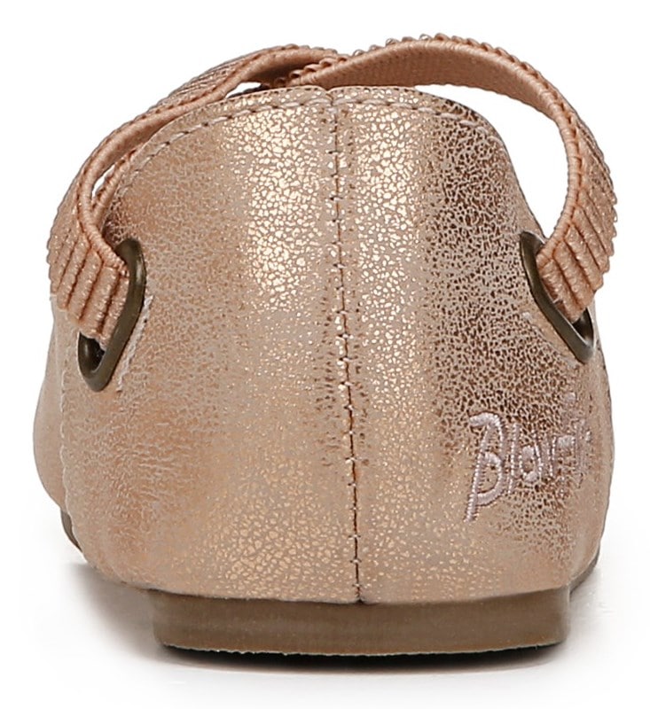 Blowfish Kids\' Pixi-T Ballet Flat Toddler/Little Kid - Rose Gold Faux Leather