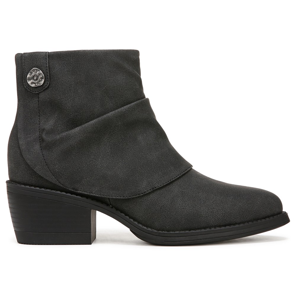 Blowfish Women\'s Riley Cuffed Western Bootie - Black