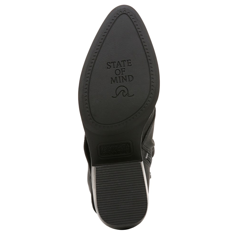 Blowfish Women\'s Riley Cuffed Western Bootie - Black
