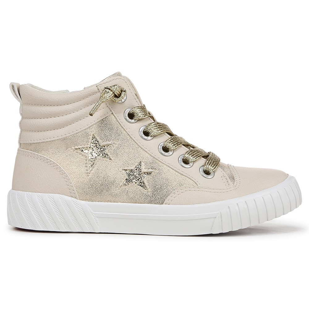Blowfish Kids\' Wanderland Canvas High Top Sneaker Little/Big Kid - Cream/Gold