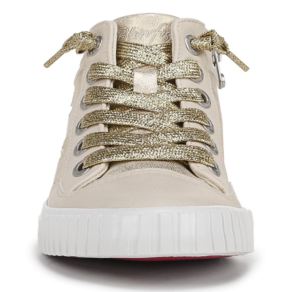 Blowfish Kids\' Wanderland Canvas High Top Sneaker Little/Big Kid - Cream/Gold