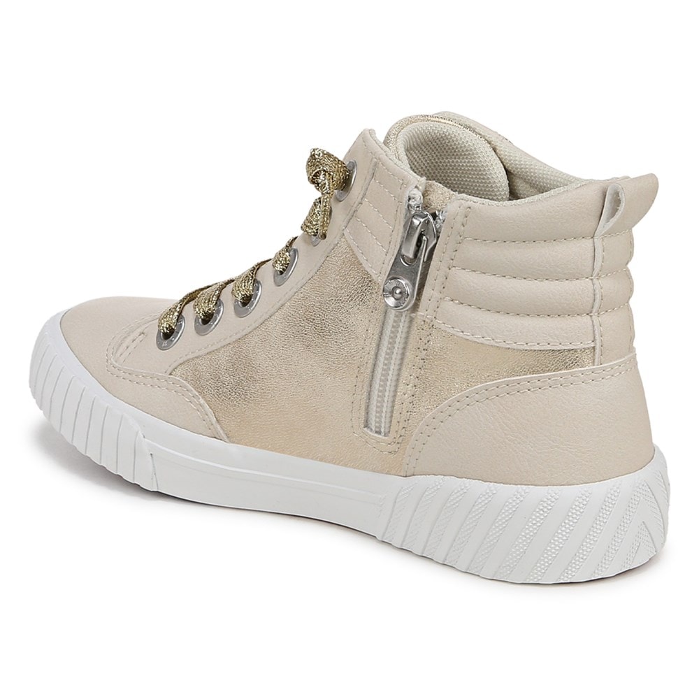 Blowfish Kids\' Wanderland Canvas High Top Sneaker Little/Big Kid - Cream/Gold