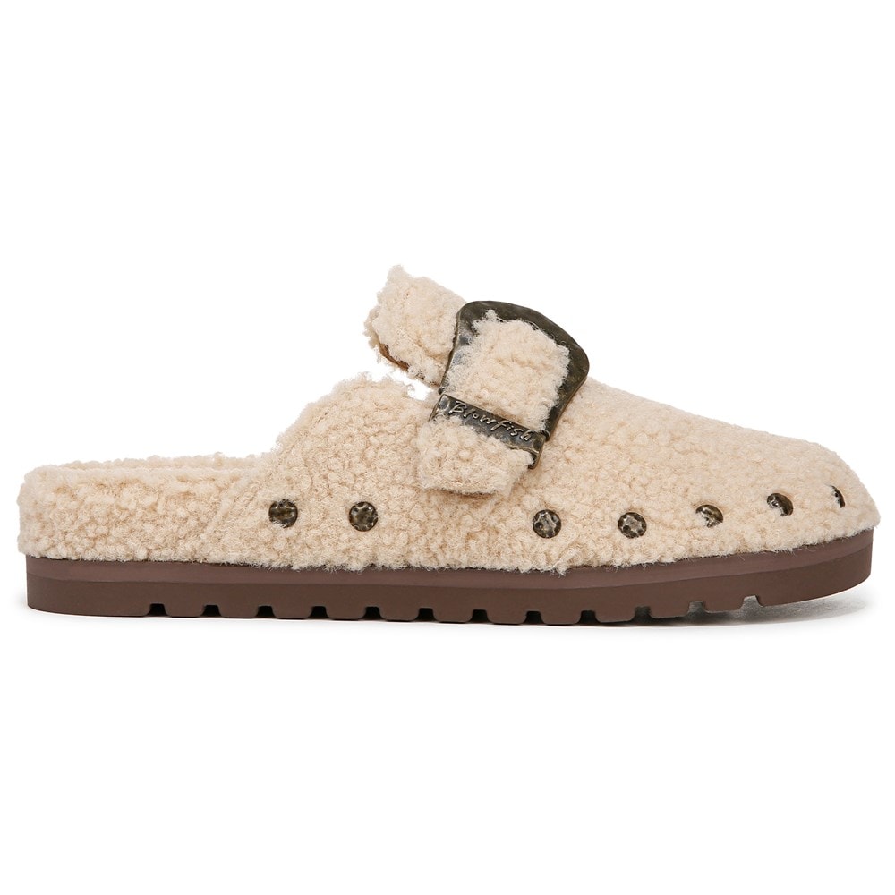 Blowfish Women\'s Skylar Slip On Mule - Natural Beige Cozy