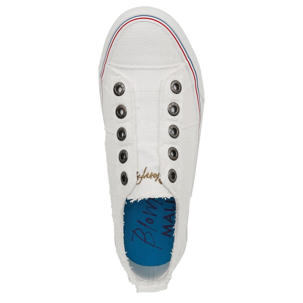 Blowfish Women\'s Play Slip On Sneaker - White Linen