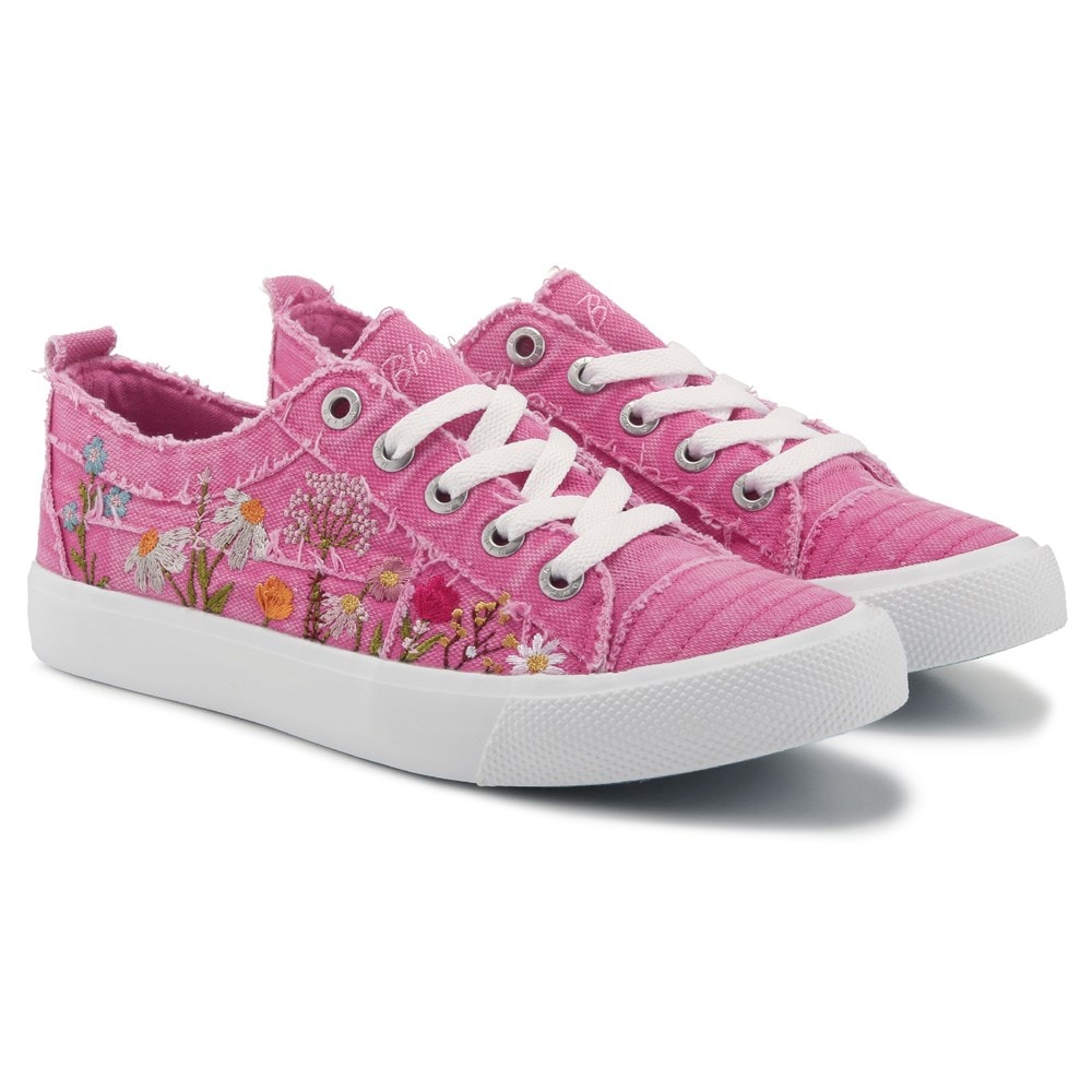Blowfish Women's Vivid Lace Up Sneaker - Pink Floral