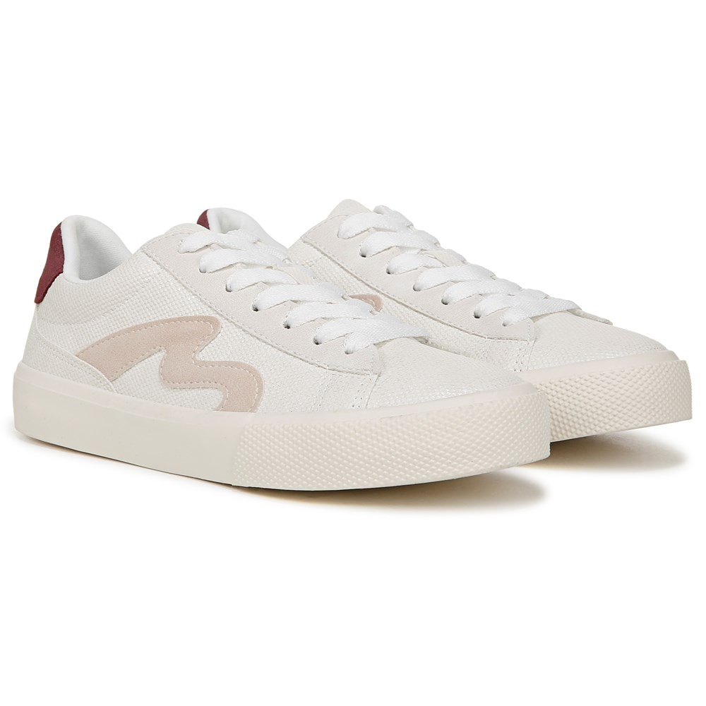 Blowfish Women's Vice Lace Up Sneaker - Off White/Plum Canvas