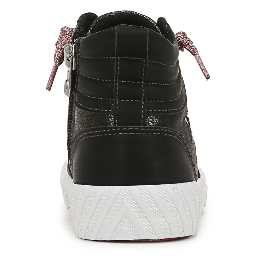 Blowfish Kids\' Wanderland-K High Top Sneaker Little/Big Kid - Black Faux Leather