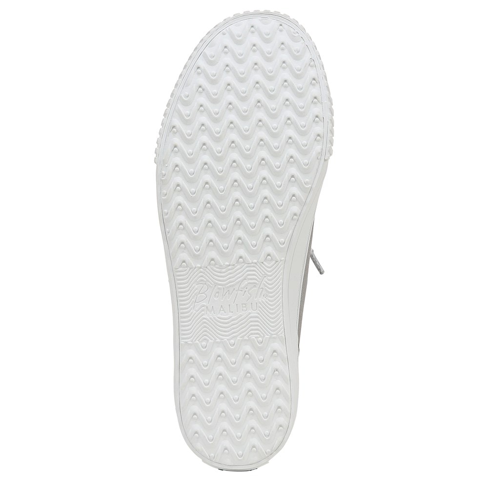 Blowfish Women\'s Alex Slip On Sneaker - Pewter Fabric/Faux Leather