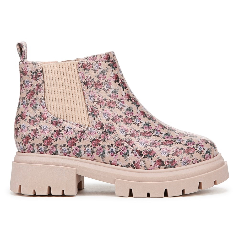 Blowfish Kids\' Carousel-B-T Chelsea Lug Sole Bootie Toddler - Sugar Pink Rose Faux Leather