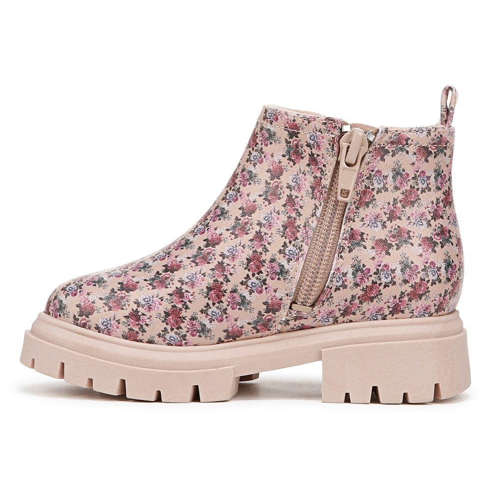 Blowfish Kids\' Carousel-B-T Chelsea Lug Sole Bootie Toddler - Sugar Pink Rose Faux Leather