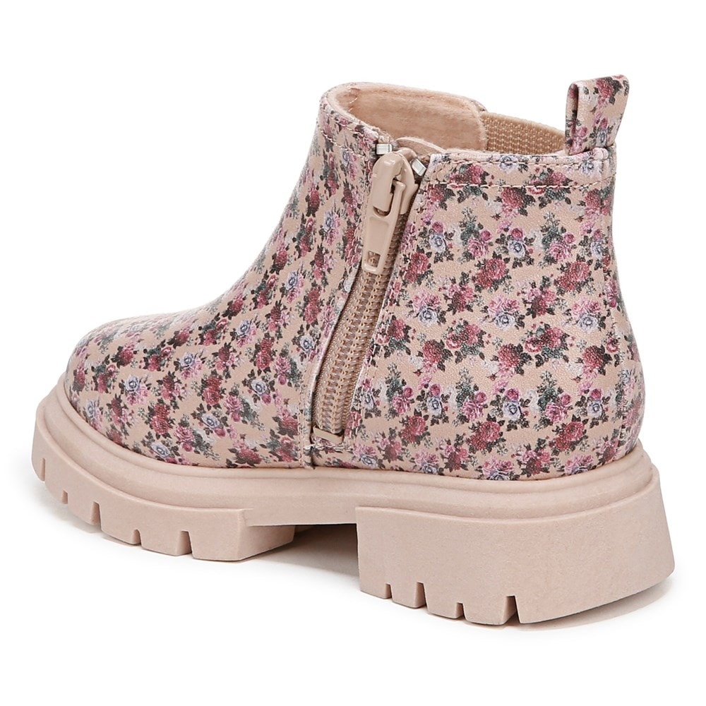 Blowfish Kids\' Carousel-B-T Chelsea Lug Sole Bootie Toddler - Sugar Pink Rose Faux Leather