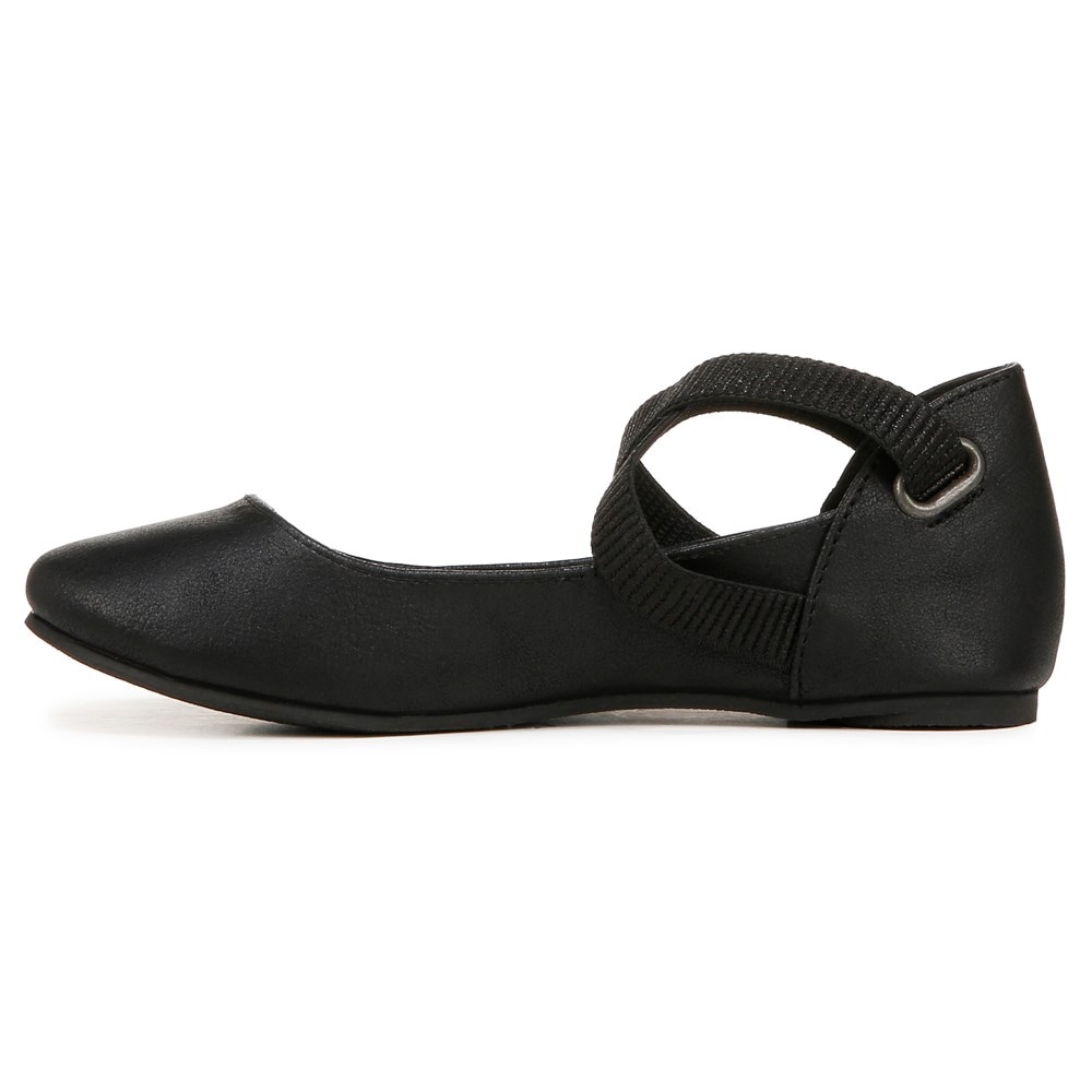 Blowfish Kids\' Pixi Ballet Flat Little/Big Kid - Black Faux Leather
