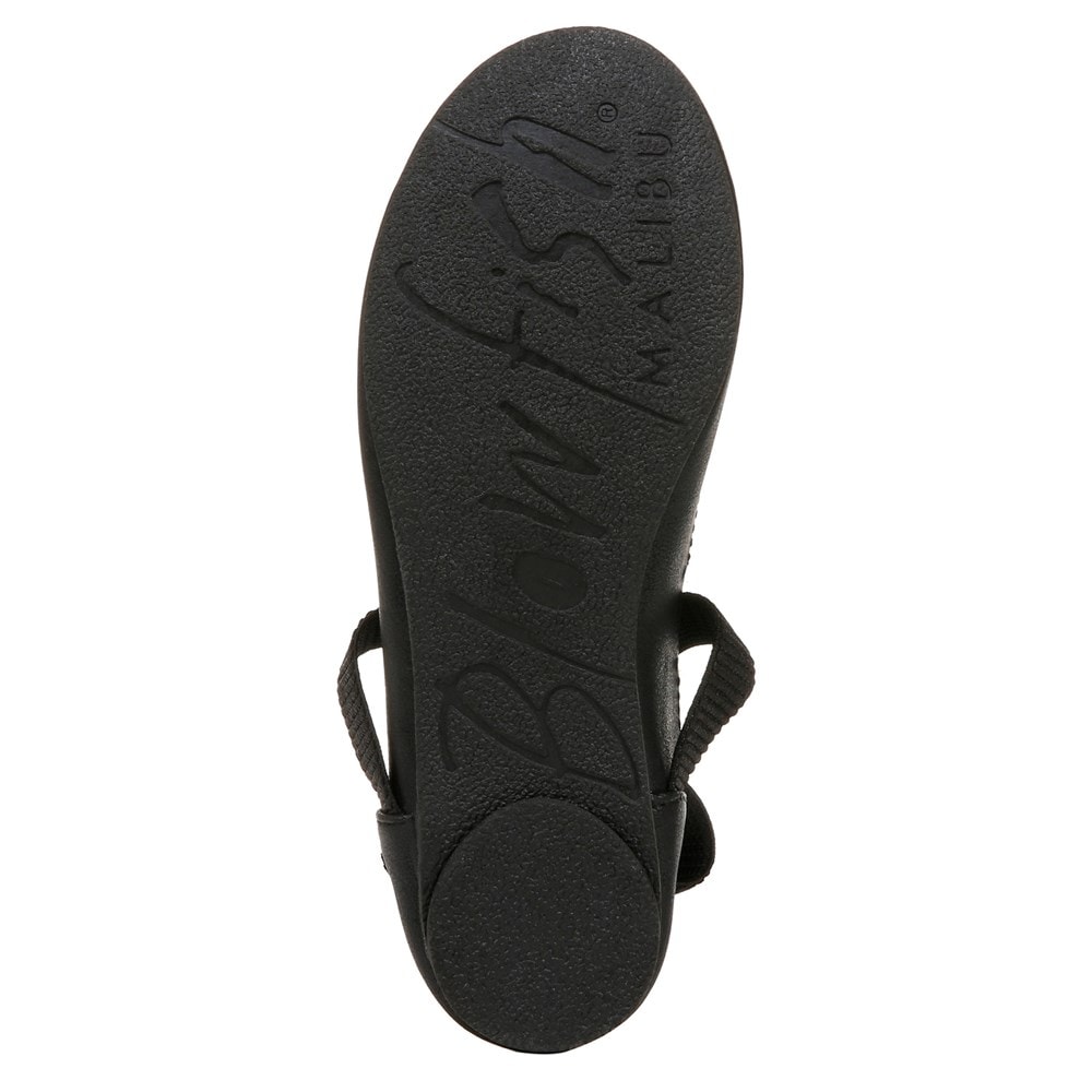 Blowfish Kids\' Pixi Ballet Flat Little/Big Kid - Black Faux Leather