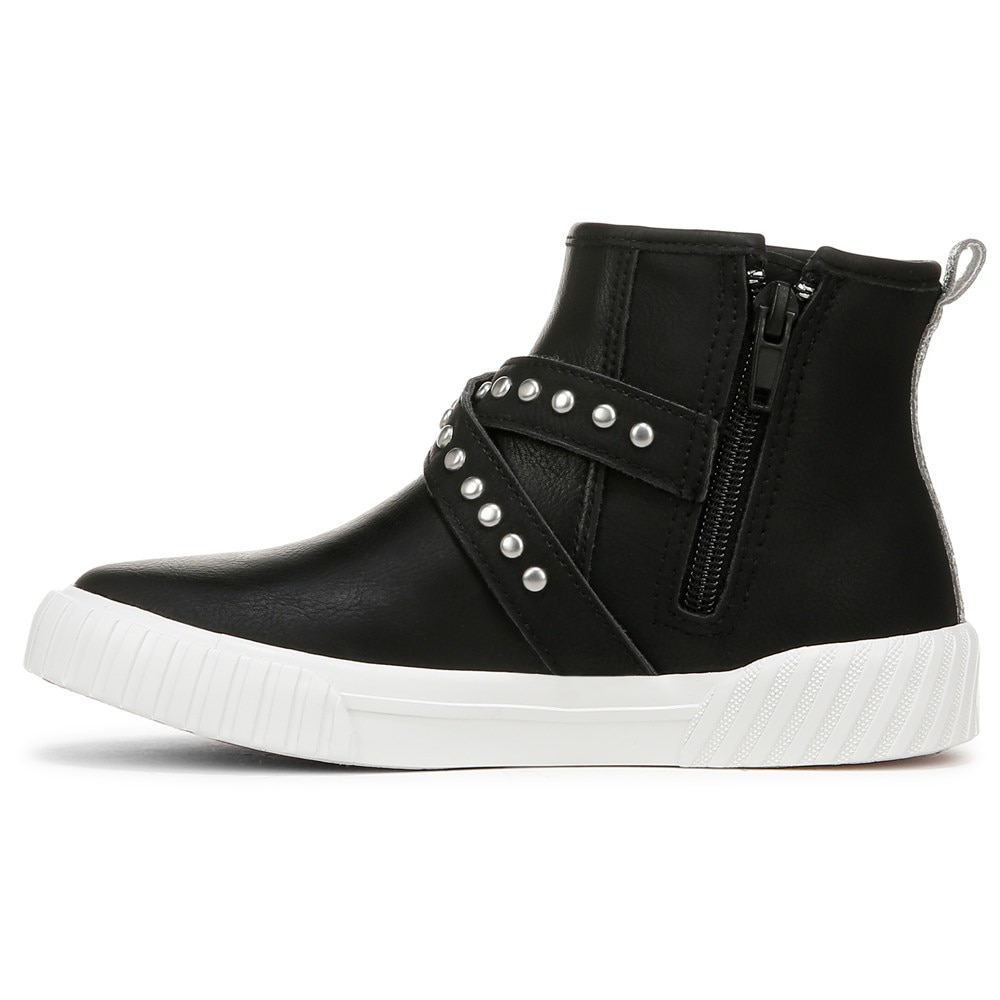 Blowfish Kids\' Wayout-K Sneaker Boot Little/Big Kid - Black Faux Leather