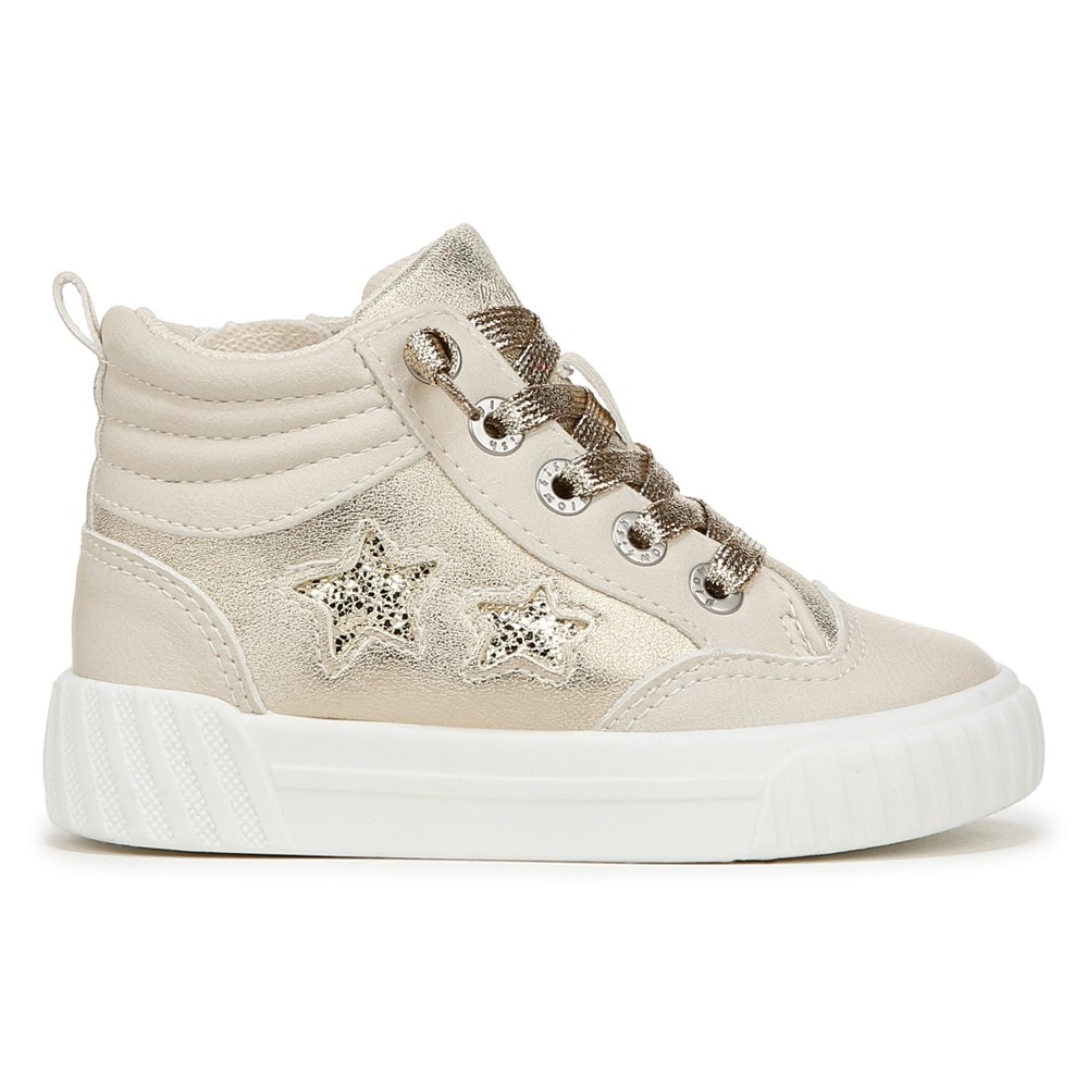 Blowfish Kids\' Wanderland Canvas High Top Sneaker Toddler/Little Kid - Cream/Gold