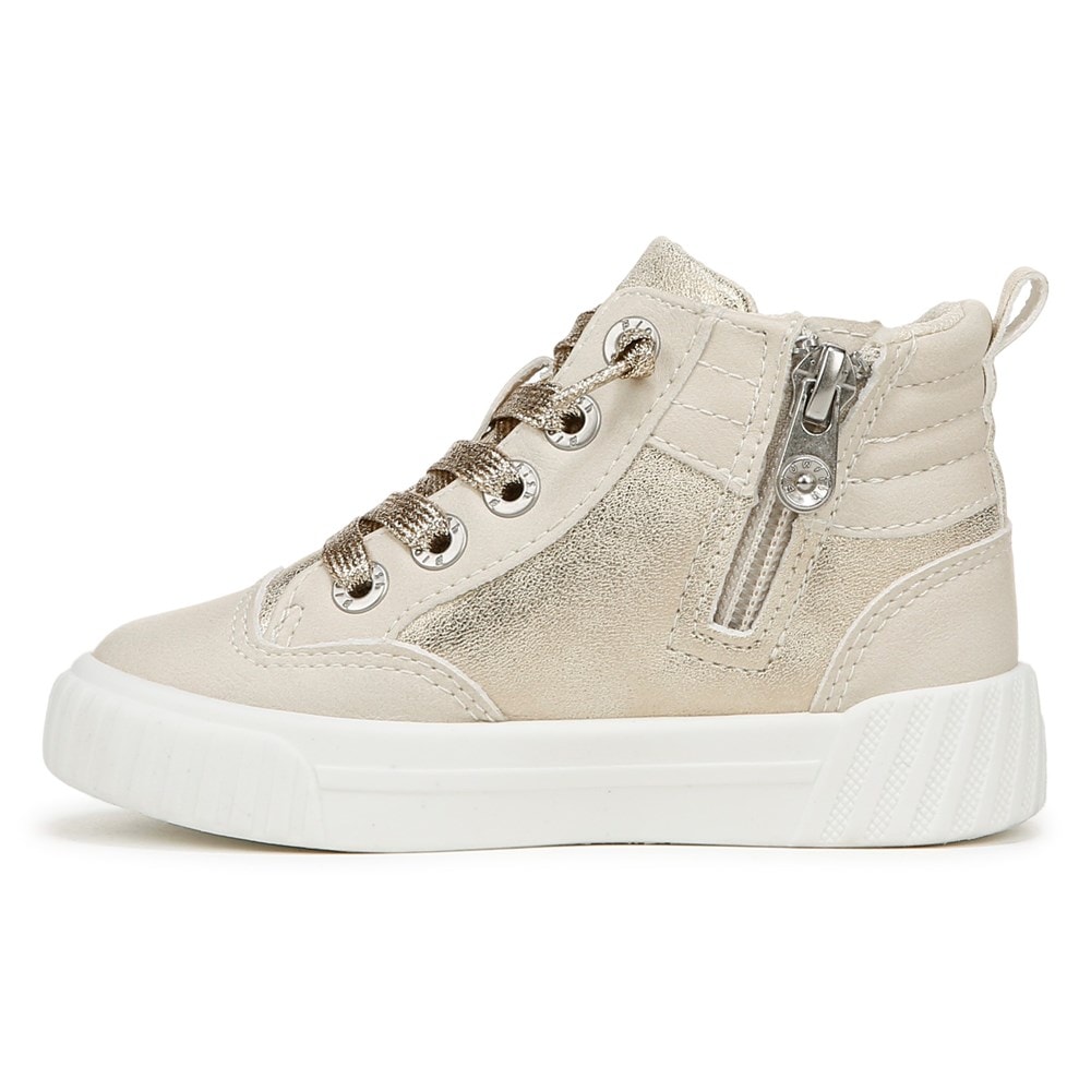 Blowfish Kids\' Wanderland Canvas High Top Sneaker Toddler/Little Kid - Cream/Gold