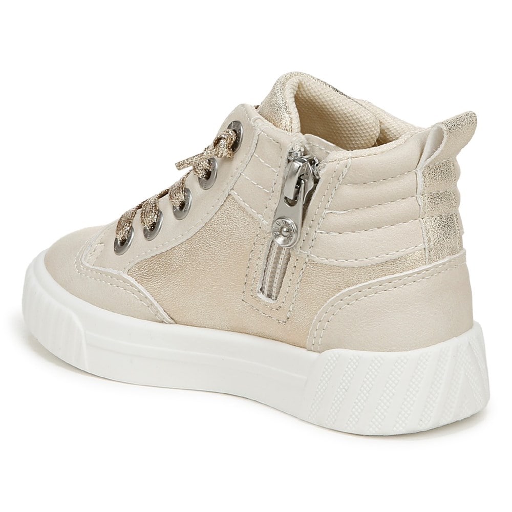 Blowfish Kids\' Wanderland Canvas High Top Sneaker Toddler/Little Kid - Cream/Gold