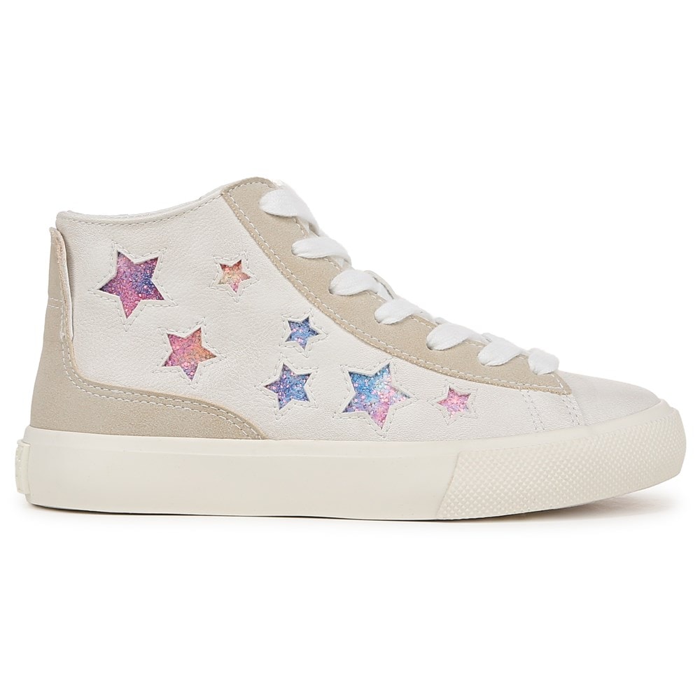 Blowfish Kids\' Vesa-K High Top Sneaker Little/Big Kid - Off White Star