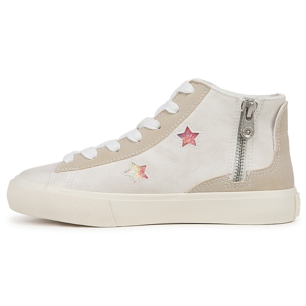 Blowfish Kids\' Vesa-K High Top Sneaker Little/Big Kid - Off White Star