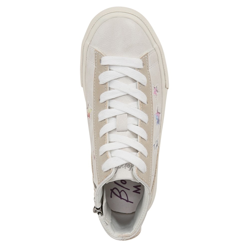 Blowfish Kids\' Vesa-K High Top Sneaker Little/Big Kid - Off White Star