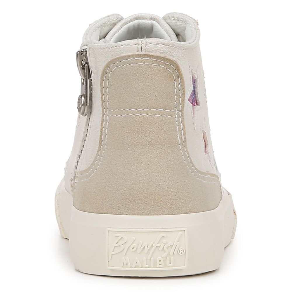 Blowfish Kids\' Vesa-K High Top Sneaker Little/Big Kid - Off White Star
