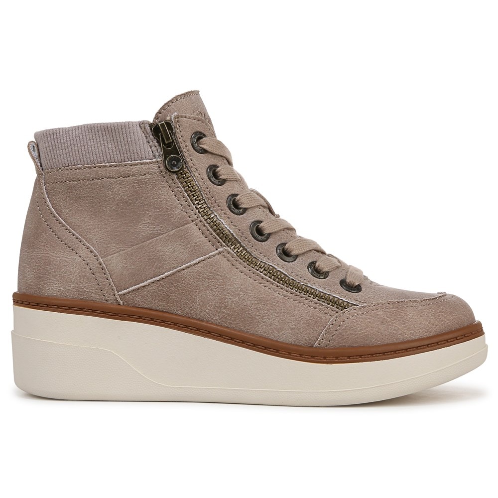 Blowfish Women\'s Camden Wedge Sneaker Boot - Mushroom Microsuede