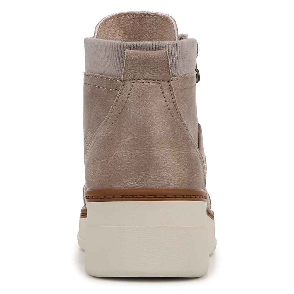 Blowfish Women\'s Camden Wedge Sneaker Boot - Mushroom Microsuede