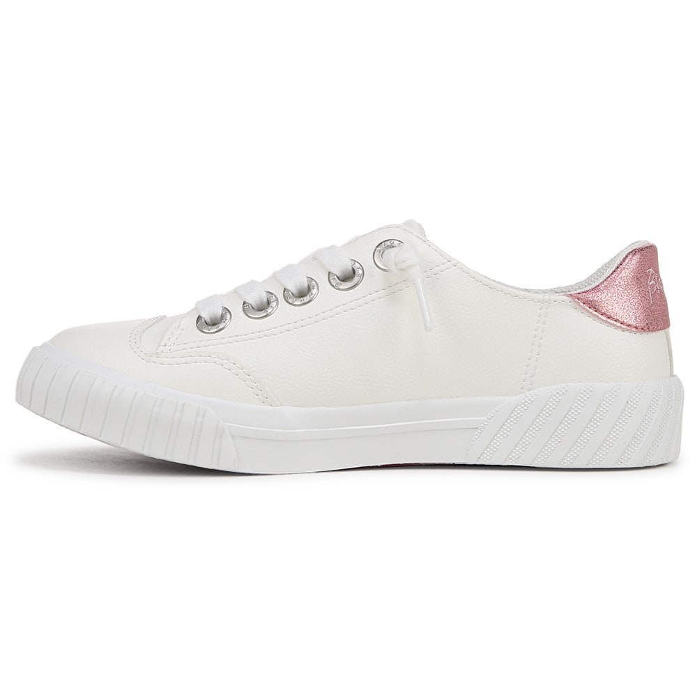 Blowfish Kids\' Wander-K Slip On Sneaker Little/Big Kid - White Faux Leather