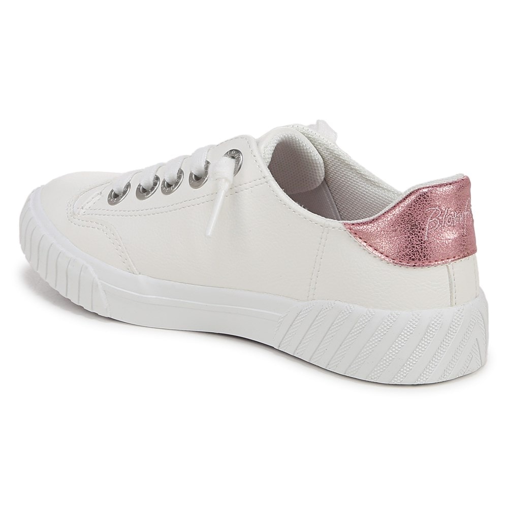 Blowfish Kids\' Wander-K Slip On Sneaker Little/Big Kid - White Faux Leather