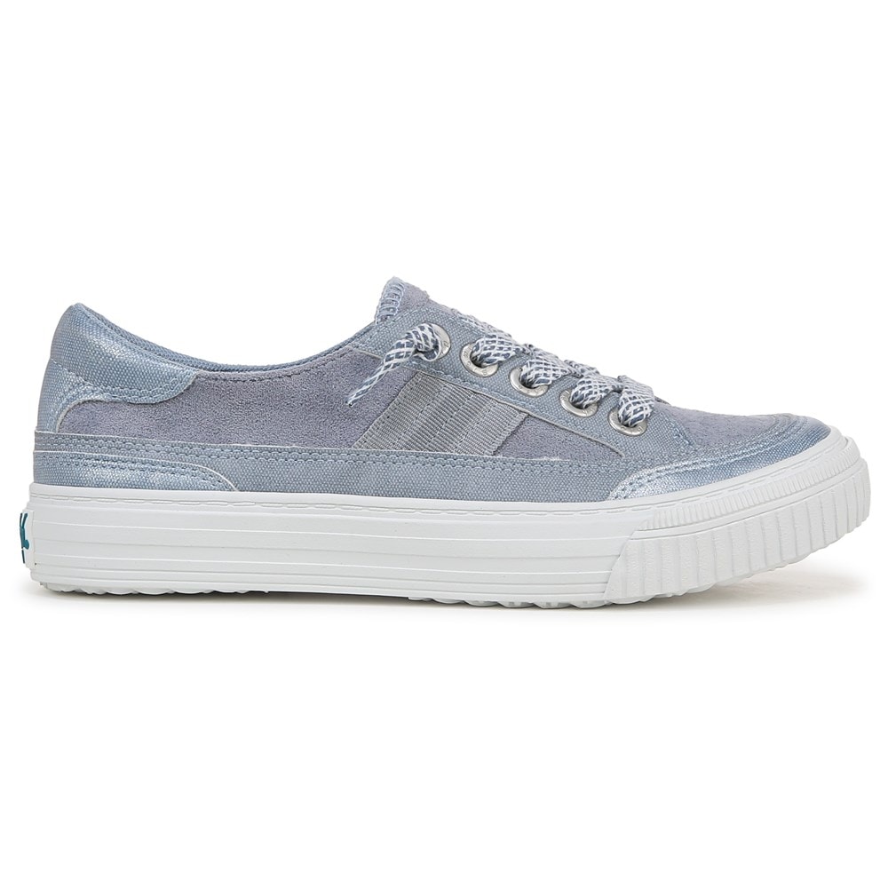 Blowfish Women\'s Alex Slip On Sneaker - Blue Fabric/Faux Leather