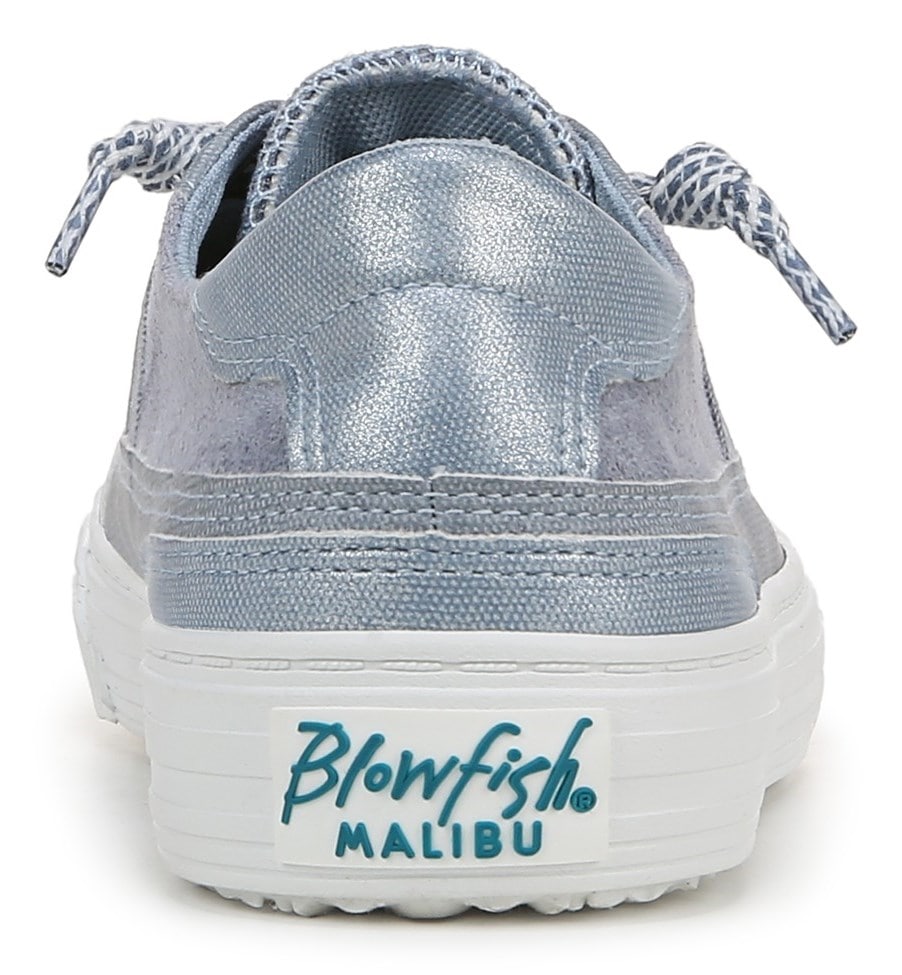 Blowfish Women\'s Alex Slip On Sneaker - Blue Fabric/Faux Leather